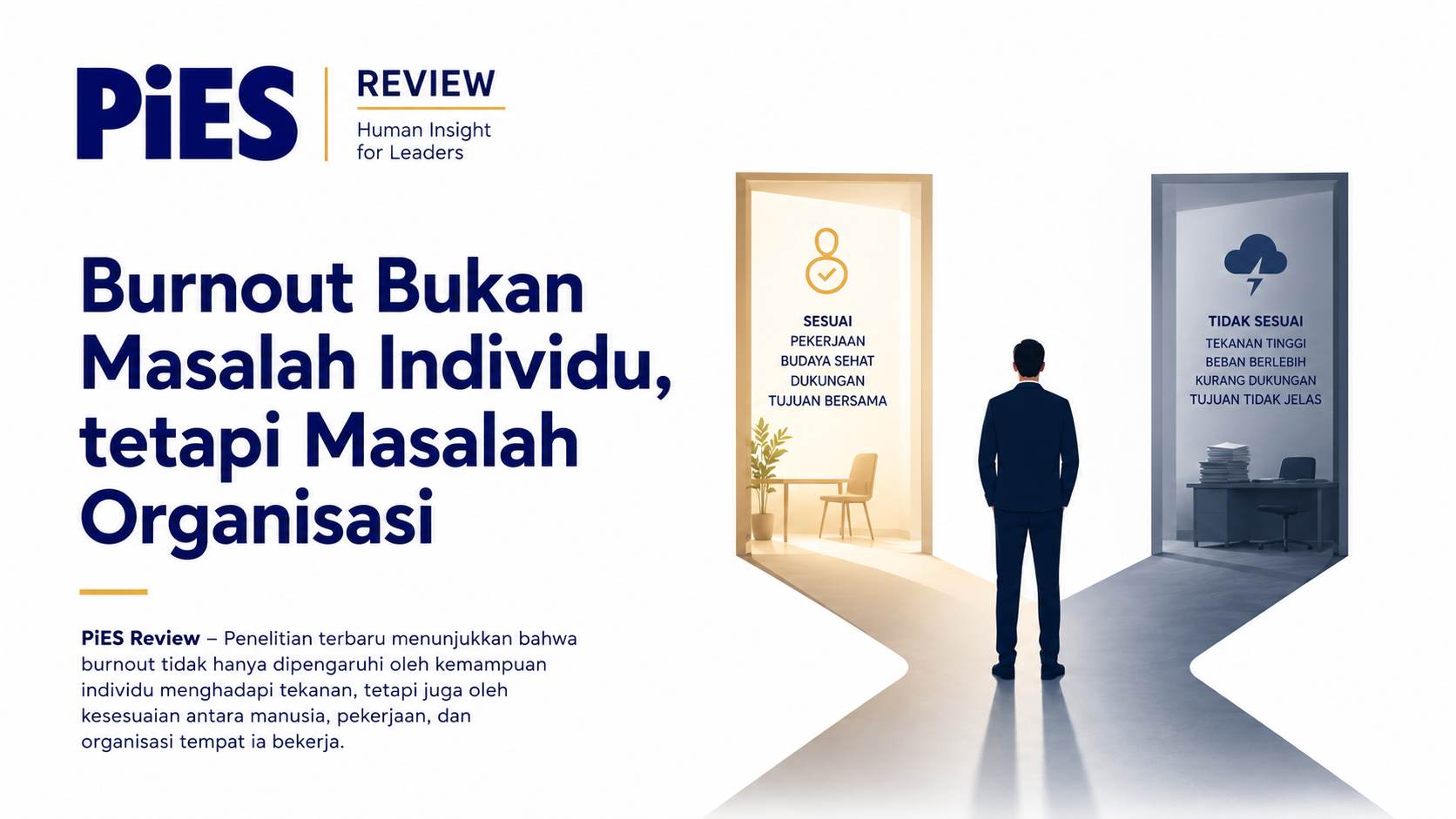 PiES Review Burnout Bukan Masalah Individu, tetapi Masalah Organisasi